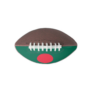 Balón De Fútbol Americano Bandera patriótica bangladesí