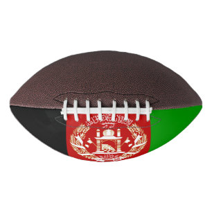 Balón De Fútbol Americano Bandera patriótica de Afganistán