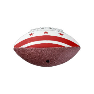 Balón De Fútbol Americano Bandera patriótica del Washington DC del fútbol