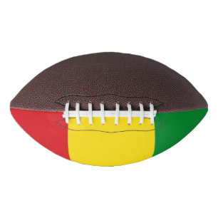 Balón De Fútbol Americano Bandera Rastafari Rasta Etíope