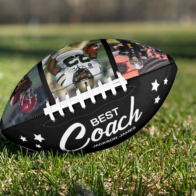 Balón De Fútbol Americano Best Coach Photo Collage Football (Subido por el creador)