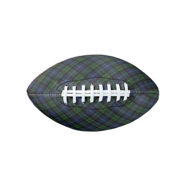 Balón De Fútbol Americano Black Watch Original Tartán (Anverso)