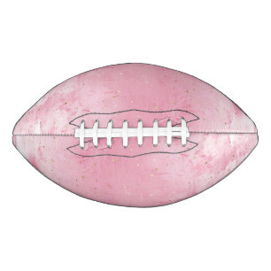 Balón De Fútbol Americano Bonito Girly Azúcar Rosa Gold Sparkles