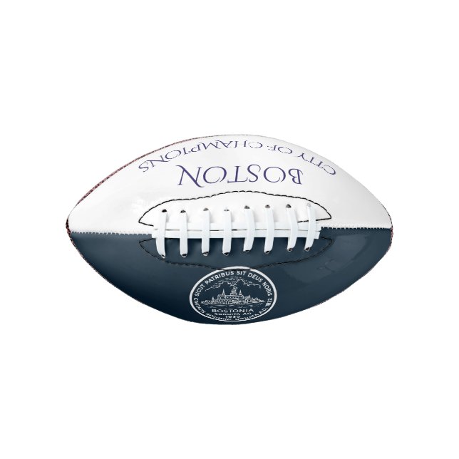 Balón De Fútbol Americano Boston - Ciudad de Campeones - Fútbol (Anverso)