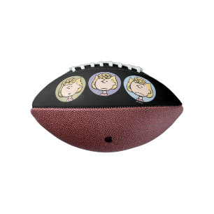 Balón De Fútbol Americano Cacahuetes Rostros de Sally