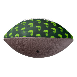 Balón De Fútbol Americano Camaleón lindo verde