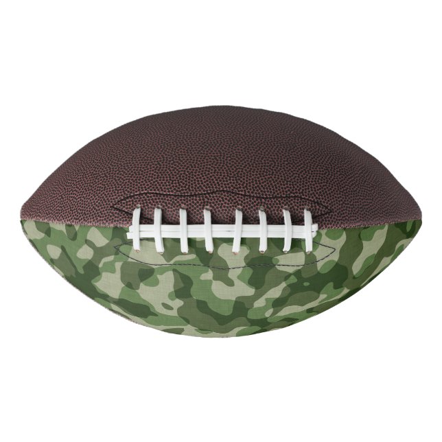 Balón De Fútbol Americano Camo verde (Anverso)