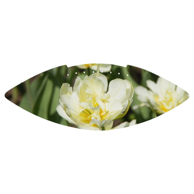 Balón De Fútbol Americano Campo de tulipanes blancos Foto (Paneles)