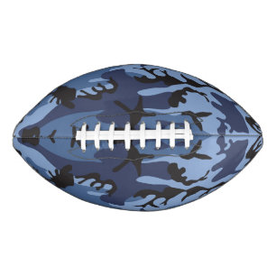 Balón De Fútbol Americano Camuflaje azul marino, militar, ejército