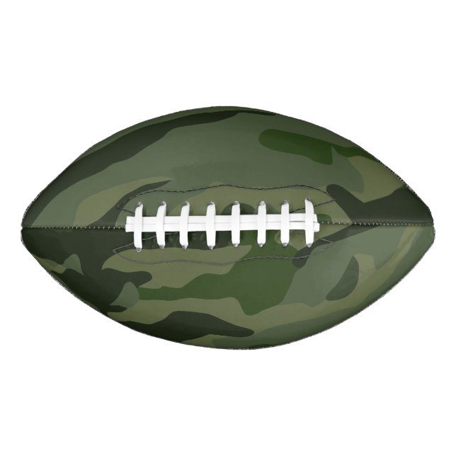 Balón De Fútbol Americano Camuflaje de Khaki (Anverso)