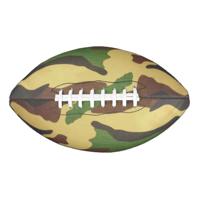 Balón De Fútbol Americano Camuflaje del Ejército personalizado (Anverso)