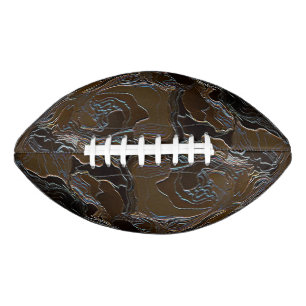Balón De Fútbol Americano Camuflaje marrón metálico