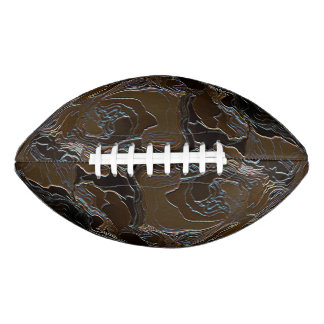 Balón De Fútbol Americano Camuflaje marrón metálico