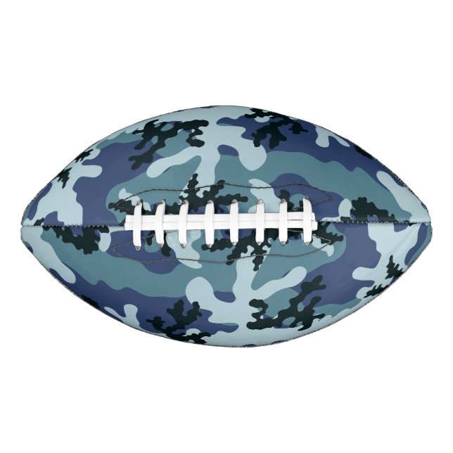 Balón De Fútbol Americano Camuflaje naval (Anverso)