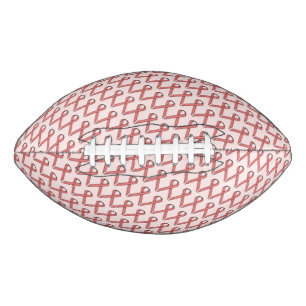 Balón De Fútbol Americano Cinta estándar rosa