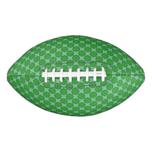 Balón De Fútbol Americano Cinta verde de flores por Kenneth Yoncich