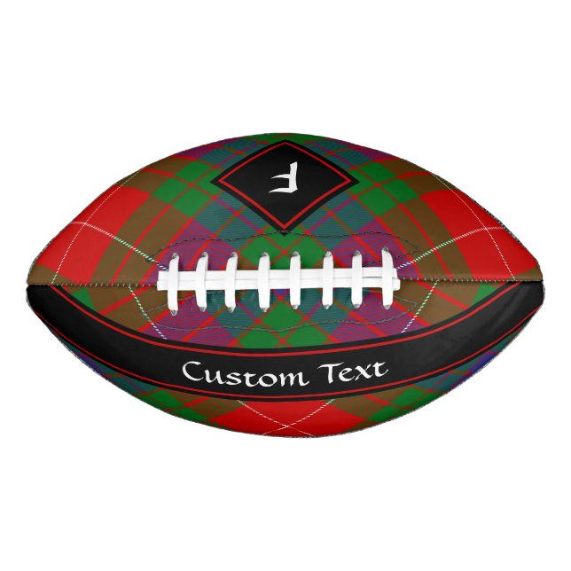 Balón De Fútbol Americano Clan Fraser Tartán Football (Anverso)