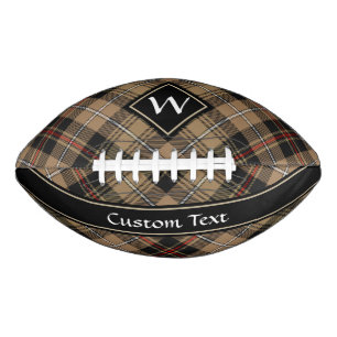 Balón De Fútbol Americano Clan MacKenzie Hunting Brown Tartan