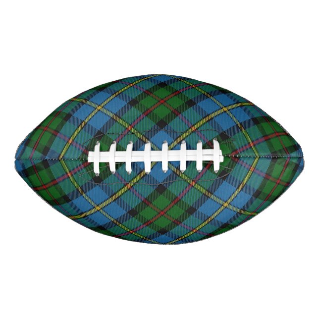Balón De Fútbol Americano Clan MacLeod Scottish Tartan Football (Anverso)
