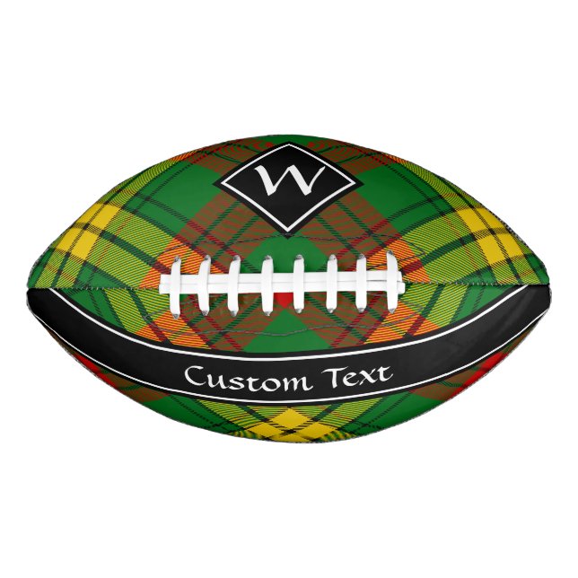 Balón De Fútbol Americano Clan MacMillan Tartan (Anverso)