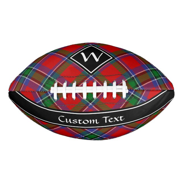 Balón De Fútbol Americano Clan Sinclair Tartan (Anverso)