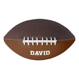 Balón De Fútbol Americano Colage de nombre personalizado fuente deportiva