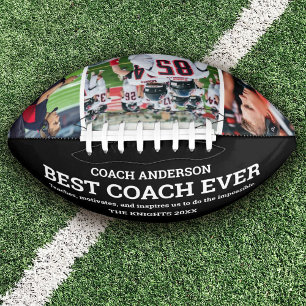 Balón De Fútbol Americano Colaje de fotos del mejor entrenador de equipo per