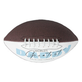 Balón De Fútbol Americano Collage de fotos de Guay Worlds Greatest Daddy 3