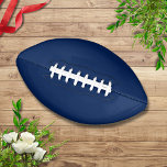 Balón De Fútbol Americano Color sólido índigo de la marina | Clásica y Elega<br><div class="desc">Color sólido índigo de la marina | Sombras azules | Diseño clásico y Ninimalista | Estilo elegante | Color de moda | Elegancia y moda |</div>
