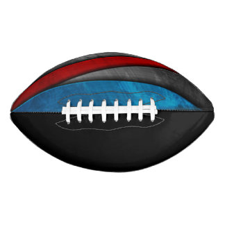 Balón De Fútbol Americano Colores del equipo universitario: Fútbol rojo/azul