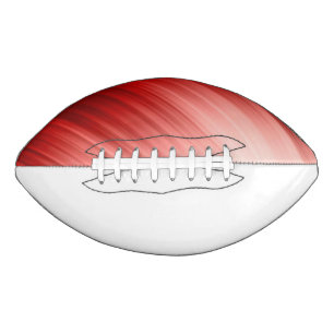 Balón De Fútbol Americano Colores del equipo universitario Fútbol rojo/blanc