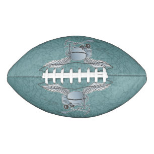 Balón De Fútbol Americano Concrete mixer blue-gray