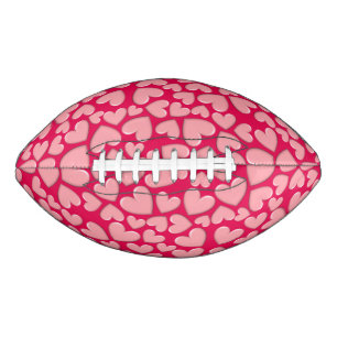 Balón De Fútbol Americano Corazones esponjosos