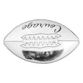 Balón De Fútbol Americano Courage Lion Artistic Minimal-