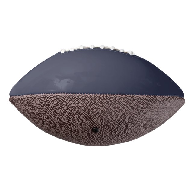 Balón De Fútbol Americano Create Your Own dark gray blue personalized (Girado 270)