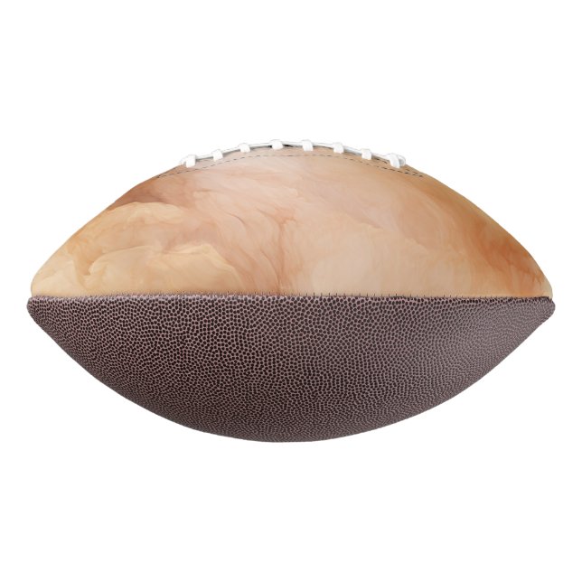 Balón De Fútbol Americano Crema De Peach (Girado 90)