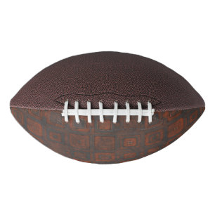 Balón De Fútbol Americano Cuadrados de Metal Oxidados