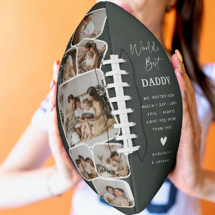 Balón De Fútbol Americano Cuadrícula de Fotos Múltiples Moderna El Mejor Pap
