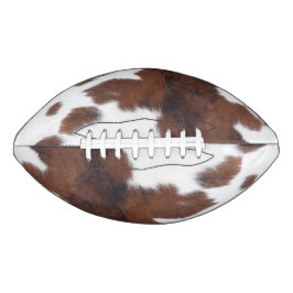 Balón De Fútbol Americano cuero marrón blanco