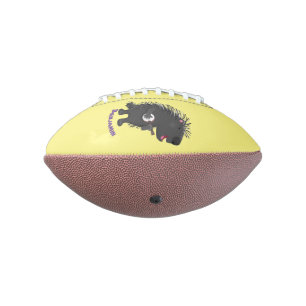 Balón De Fútbol Americano Cute funny porcupine playing banjo cartoon