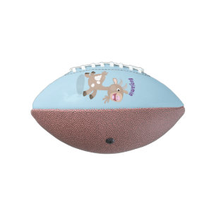 Balón De Fútbol Americano Cute happy billy goat cartoon