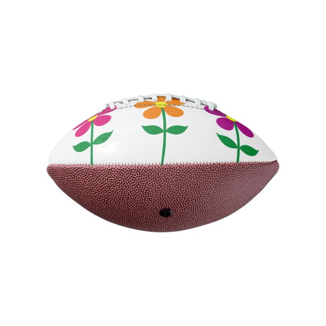 Balón De Fútbol Americano Daisies Mini Fútbol (Girado 270)