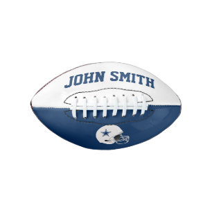 Balón De Fútbol Americano Dallas Texas Name Personalizado