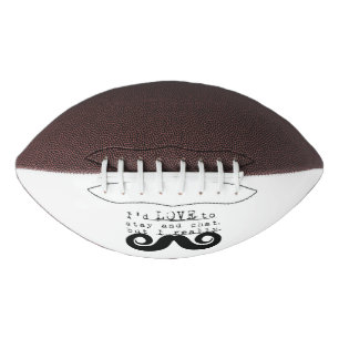 Balón De Fútbol Americano Debo Bigote Diversión Humor