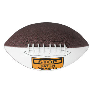 Balón De Fútbol Americano Dejar de lavar el Rótulo