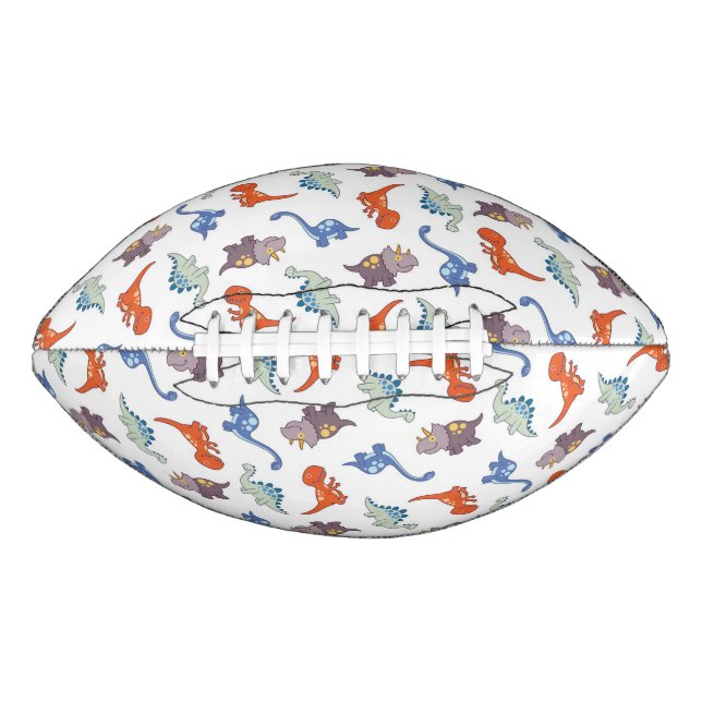 Balón De Fútbol Americano Dinosaurs (Anverso)