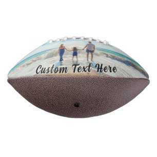 Balón De Fútbol Americano Diseña tu propio fútbol con foto y texto personali