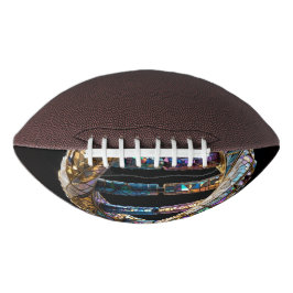 Balón De Fútbol Americano Diseño científico de lujo con perla iridiscente y 