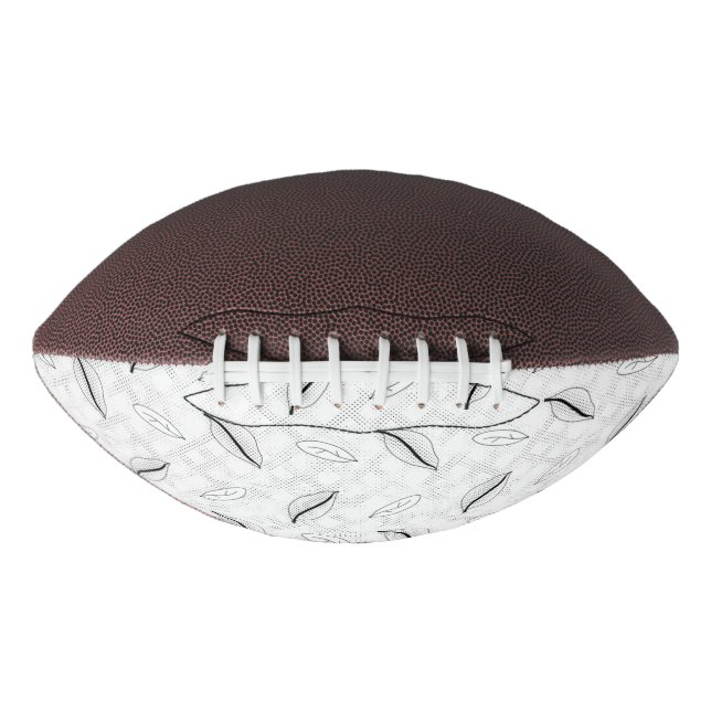 Balón De Fútbol Americano diseño de la familia pondweed Ciento tres (Anverso)