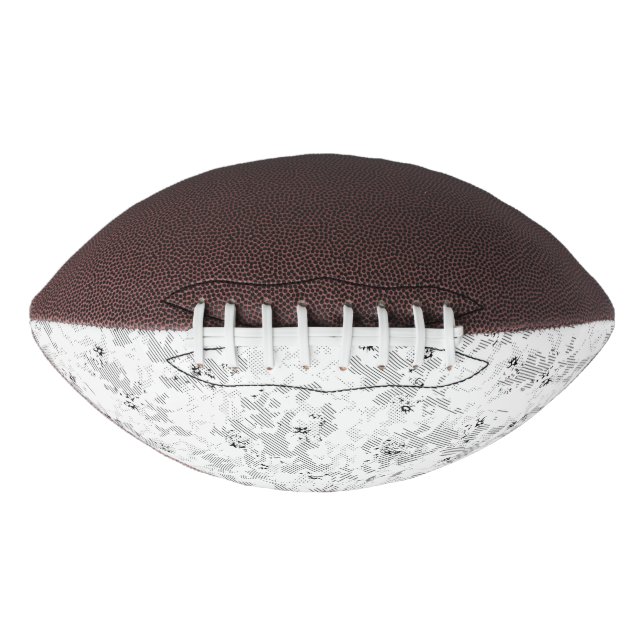 Balón De Fútbol Americano diseño de puntos cuarenta y siete (Anverso)